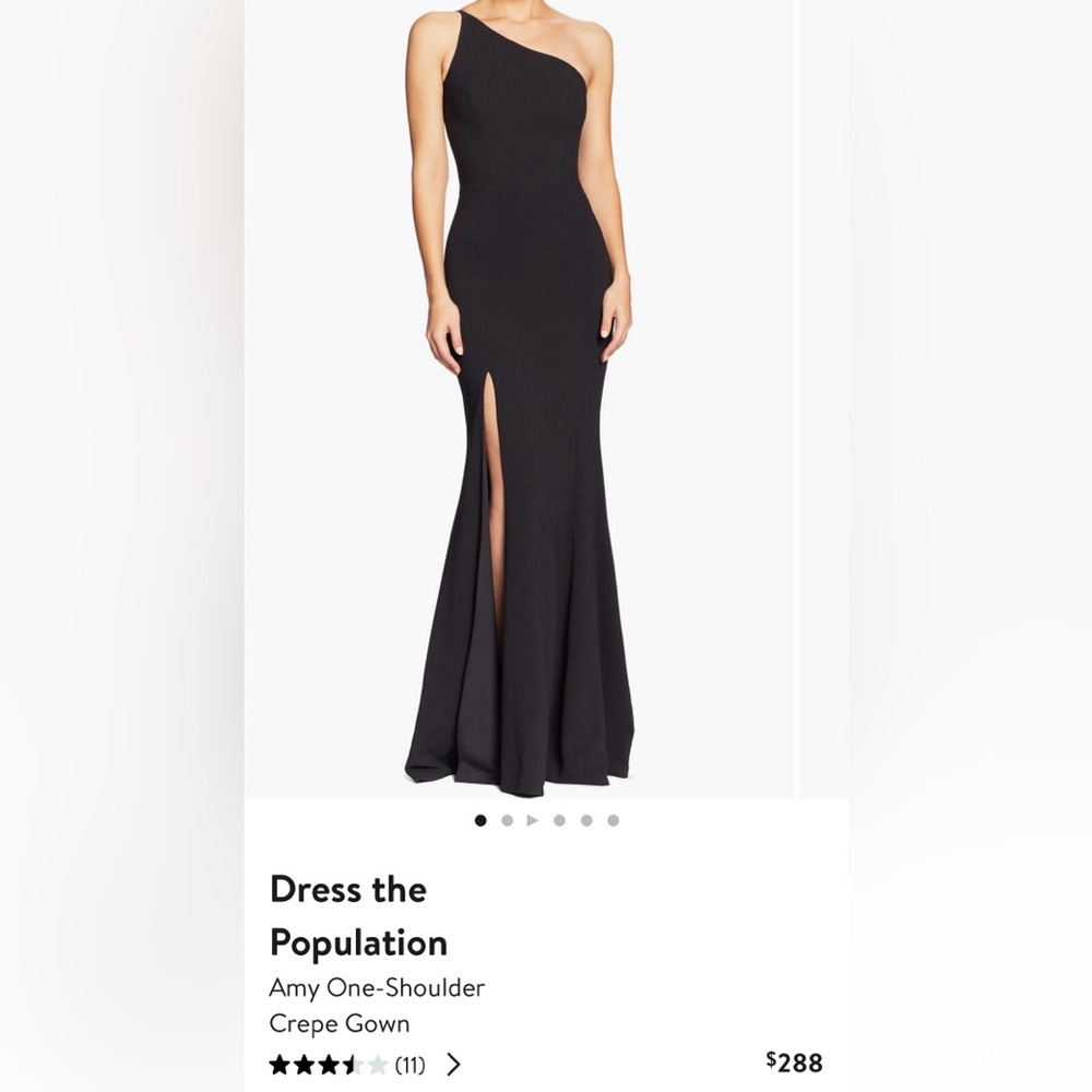 Dress the Population
Amy One-Shoulder (Forest Green)